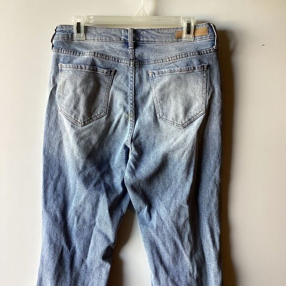 Cello Jeans Women's‎ Juniors High Rise Ripped Denim Bell Bottom Flares - Picture 7 of 9